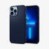ACS03201 - iPhone 13 Pro Max Case Liquid Air in matte black showing the back